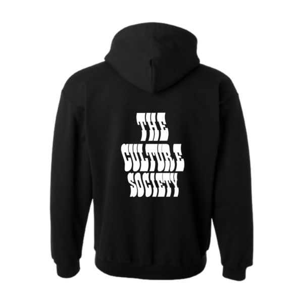 BLACK WAVEY THE CULTURE SOCIETY HOODIE - Image 2